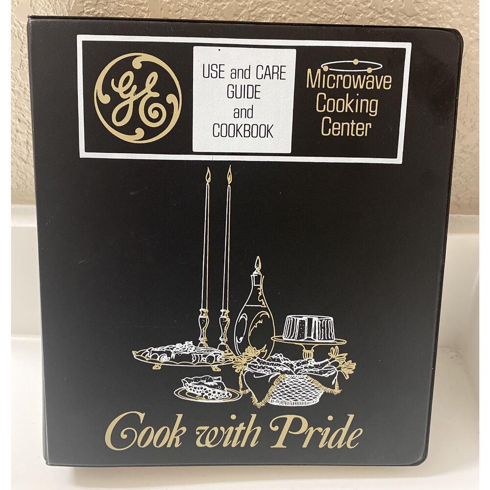 GE Microwave Oven Cookbook Vintage‎ 1980's Pub. No. 49-4002 Part No. 725A465P18